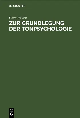 Révész | Zur Grundlegung der Tonpsychologie | E-Book | sack.de