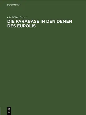 Jensen | Die Parabase in den Demen des Eupolis | E-Book | www2.sack.de