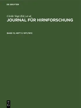 Paris / Vogt / Kirsche |  1971/1972 | Buch |  Sack Fachmedien