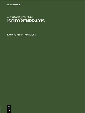 Mühlenpfordt |  April 1983 | eBook | Sack Fachmedien