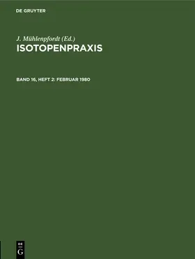 Mühlenpfordt |  Februar 1980 | Buch |  Sack Fachmedien