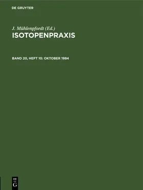Mühlenpfordt |  Oktober 1984 | Buch |  Sack Fachmedien