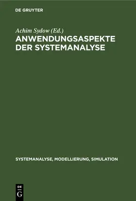 Sydow |  Anwendungsaspekte der Systemanalyse | eBook | Sack Fachmedien