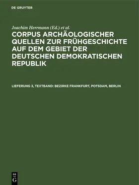 Faust / Grebe |  Bezirke Frankfurt, Potsdam, Berlin | eBook | Sack Fachmedien