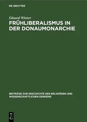 Winter |  Frühliberalismus in der Donaumonarchie | eBook | Sack Fachmedien