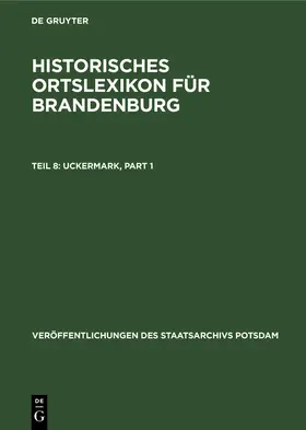 Enders |  Uckermark | Buch |  Sack Fachmedien