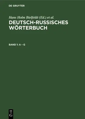 Lötzsch / Bielfeldt |  A - G | Buch |  Sack Fachmedien