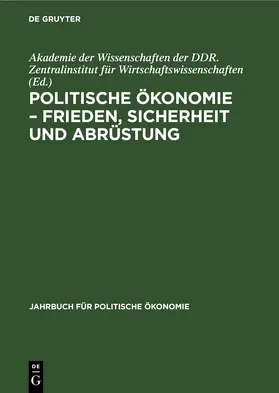 [unknown] |  Jahrbuch für politische Ökonomie. 4.1989 | eBook | Sack Fachmedien