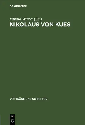  Nikolaus von Kues | eBook | Sack Fachmedien
