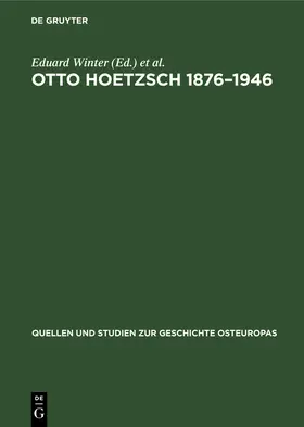 Lemke / Winter |  Otto Hoetzsch 1876-1946 | Buch |  Sack Fachmedien