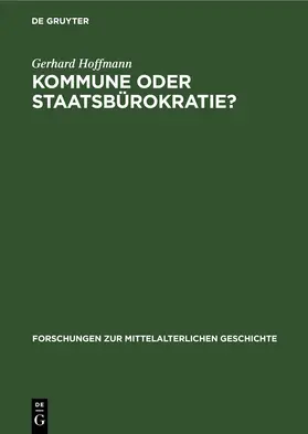 Hoffmann |  Kommune oder Staatsbürokratie? | eBook | Sack Fachmedien