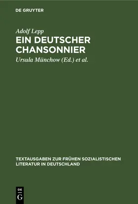 Lepp / Münchow / Laube |  Ein deutscher Chansonnier | eBook | Sack Fachmedien