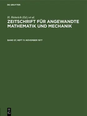 Schmid / Heinrich |  November 1977 | Buch |  Sack Fachmedien