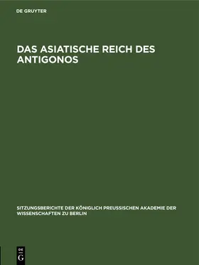  Das asiatische Reich des Antigonos | Buch |  Sack Fachmedien