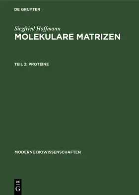 Hoffmann |  Proteine | Buch |  Sack Fachmedien