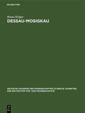 Krüger |  Dessau-Mosigkau | Buch |  Sack Fachmedien