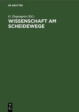 Ziegengeist | Wissenschaft am Scheidewege | E-Book | sack.de