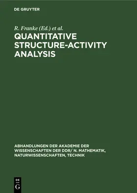 Oheme / Franke |  Quantitative Structure-Activity Analys¿s | Buch |  Sack Fachmedien