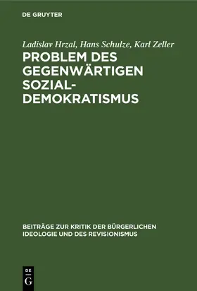 ¿Áp / Cáp / Domin |  Problem des gegenwärtigen Sozial-Demokratismus | Buch |  Sack Fachmedien