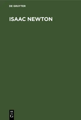 Isaac Newton | eBook | Sack Fachmedien