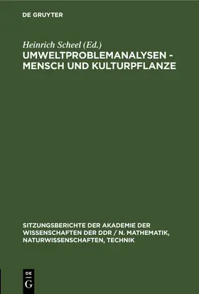 Scheel |  Umweltproblemanalysen - Mensch und Kulturpflanze | eBook | Sack Fachmedien