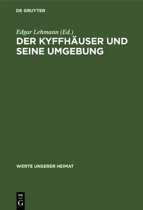 Lehmann |  Der Kyffhäuser und seine Umgebung | Buch |  Sack Fachmedien