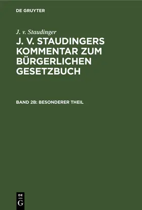 Besonderer Theil | E-Book | sack.de