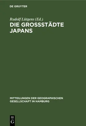 Lütgens |  Die Großstädte Japans | eBook | Sack Fachmedien