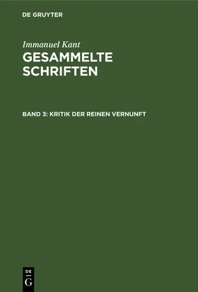 Kant |  Kritik der reinen Vernunft | Buch |  Sack Fachmedien