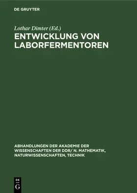 Dimter / Ringpfeil |  Entwicklung von Laborfermentoren | Buch |  Sack Fachmedien