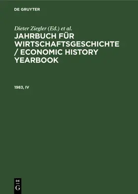 Ziegler / Reith / Pierenkemper |  1983, IV | Buch |  Sack Fachmedien