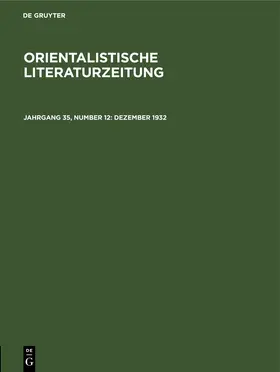  Dezember 1932 | eBook | Sack Fachmedien