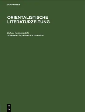 Hartmann |  Juni 1936 | Buch |  Sack Fachmedien