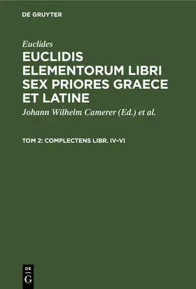 Camerer / Euclides / Hauber |  Complectens Libr. IV–VI | eBook | Sack Fachmedien
