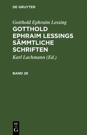 Lessing / Lachmann |  Zur schönen Litteratur | Buch |  Sack Fachmedien