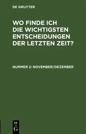 Januar/Februar | Buch | 978-3-11-263835-4 | www2.sack.de