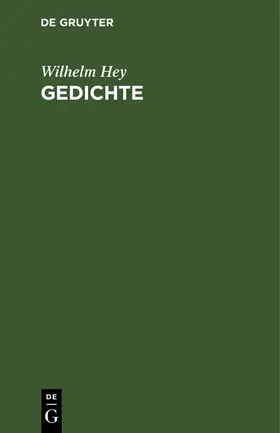 Hey |  Gedichte | Buch |  Sack Fachmedien