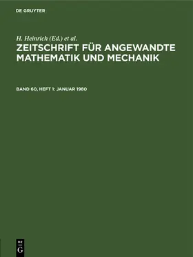 Schmid / Heinrich |  Januar 1980 | Buch |  Sack Fachmedien