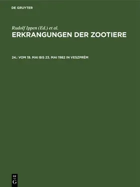 Schröder / Ippen |  vom 19. Mai bis 23. Mai 1982 in Veszprém | Buch |  Sack Fachmedien