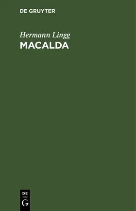 Lingg |  Macalda | eBook | Sack Fachmedien