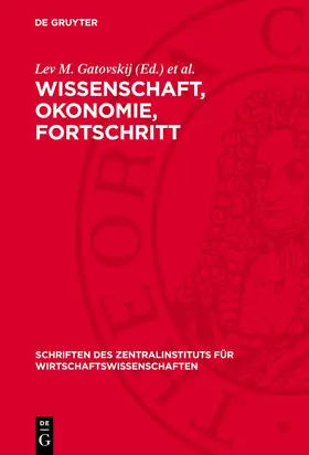 Gatovskij / Maier / Kutta |  Wissenschaft, Okonomie, Fortschritt | Buch |  Sack Fachmedien