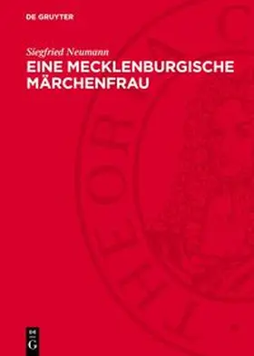 Neumann |  Eine mecklenburgische Märchenfrau | Buch |  Sack Fachmedien