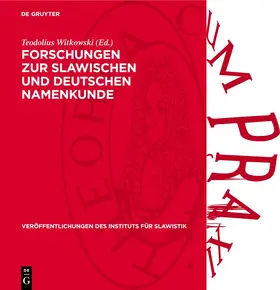 Witkowski |  Forschungen zur slawischen und deutschen Namenkunde | Buch |  Sack Fachmedien