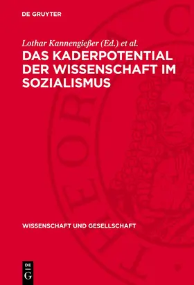 Kannengießer / Meske |  Das Kaderpotential der Wissenschaft im Sozialismus | eBook | Sack Fachmedien
