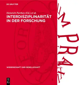 Parthey / Schreiber |  Interdisziplinarität in der Forschung | eBook | Sack Fachmedien