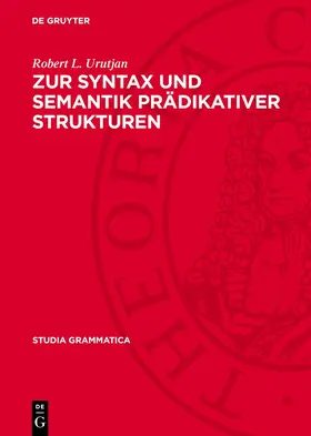 Klimonow / Starke / Grigorjan | Zur Syntax und Semantik prädikativer Strukturen | E-Book | sack.de