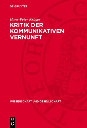 Krüger |  Kritik der kommunikativen Vernunft | Buch |  Sack Fachmedien