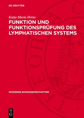 Heine |  Funktion und Funktionsprüfung des lymphatischen Systems | eBook | Sack Fachmedien