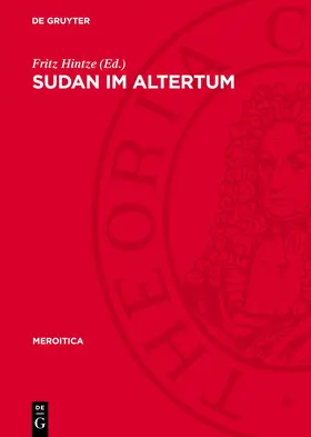 Hintze |  Sudan im Altertum | Buch |  Sack Fachmedien