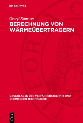 Kanewez |  Berechnung von Wärmeübertragern | eBook | Sack Fachmedien
